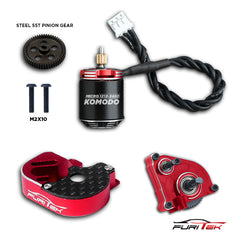 FURITEK MICRO STELLAR TRANSMISSION WITH MICRO KOMODO BRUSHLESS SETUP