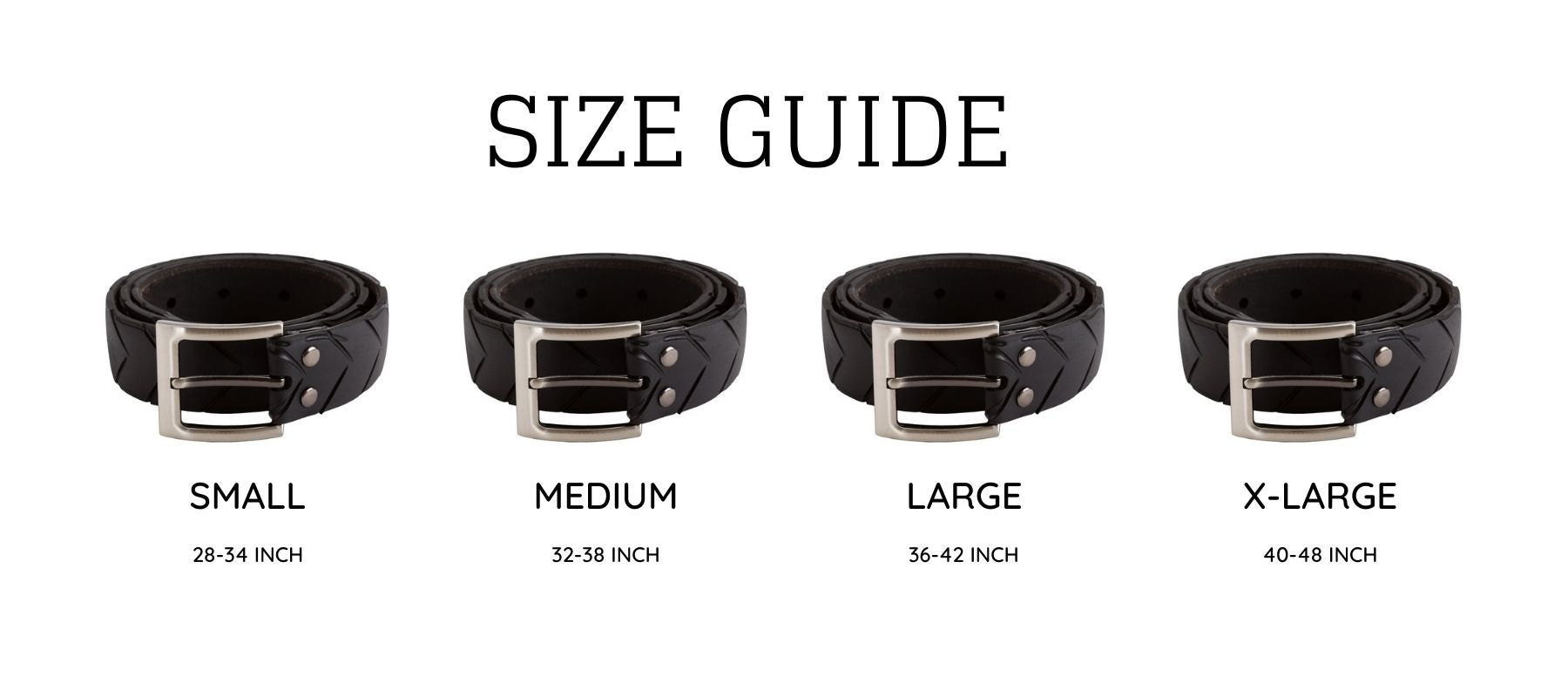 recycled rubber motorcycle belt size guide