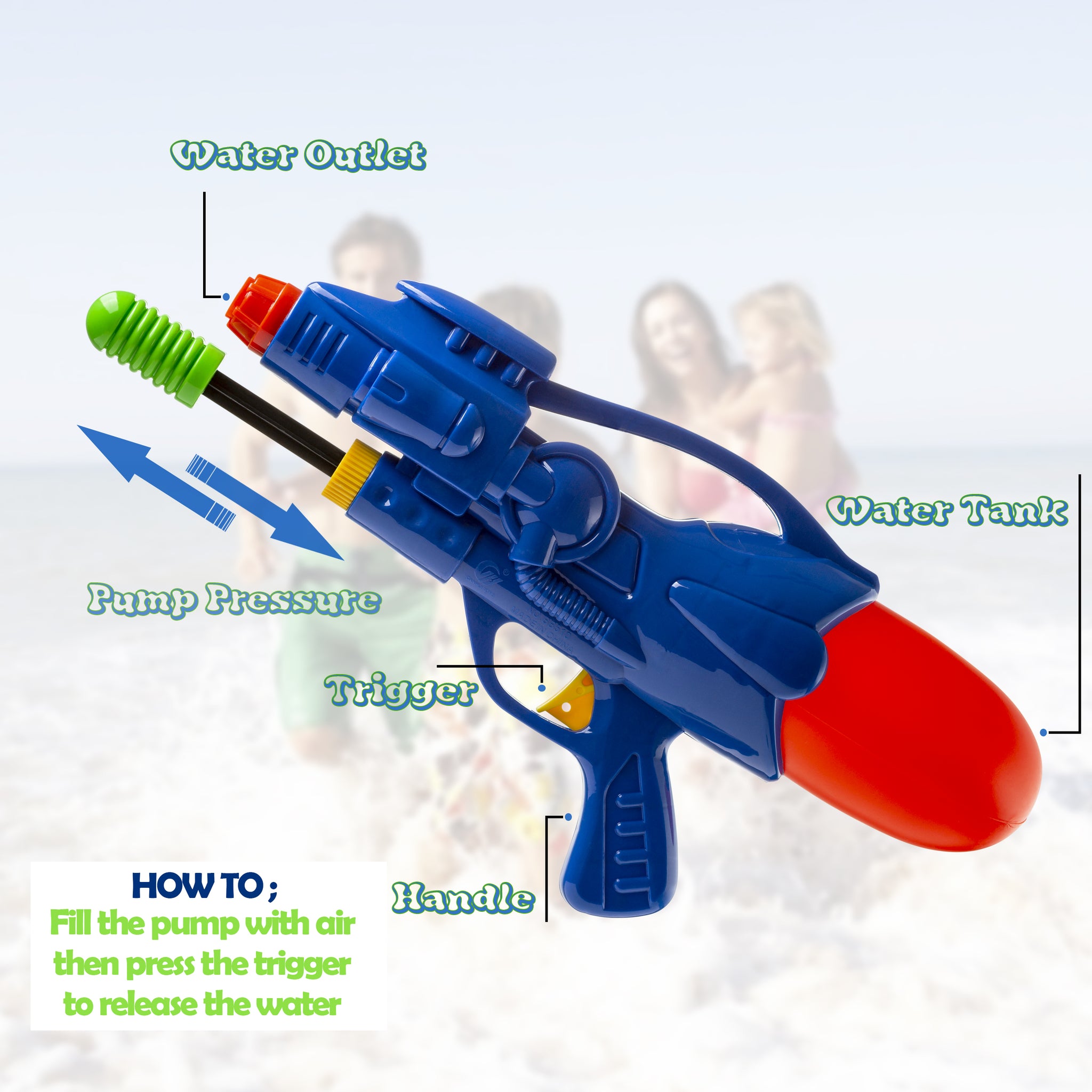 pump action water gun