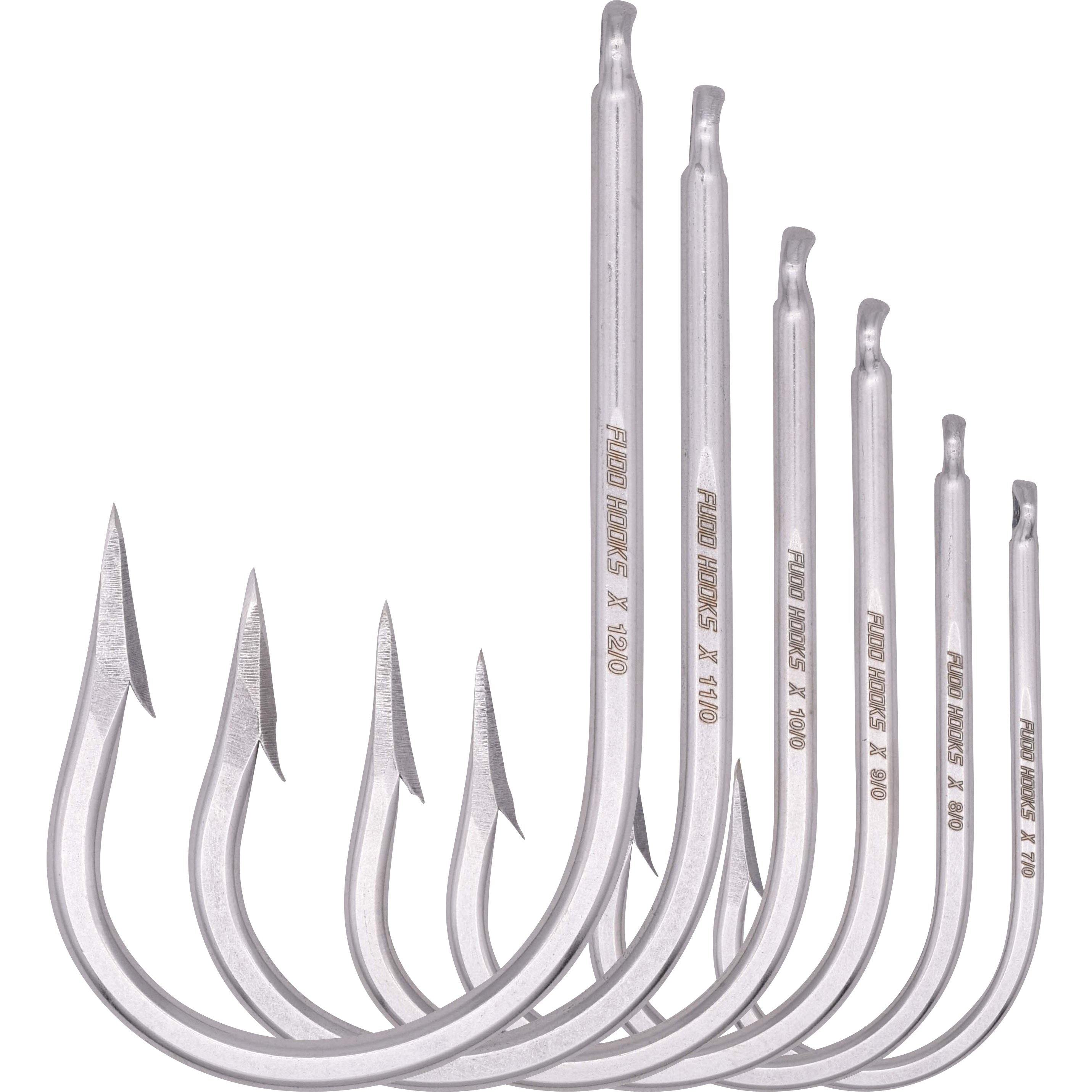 FUDO Super Ocean Curved Needle Eye Hooks