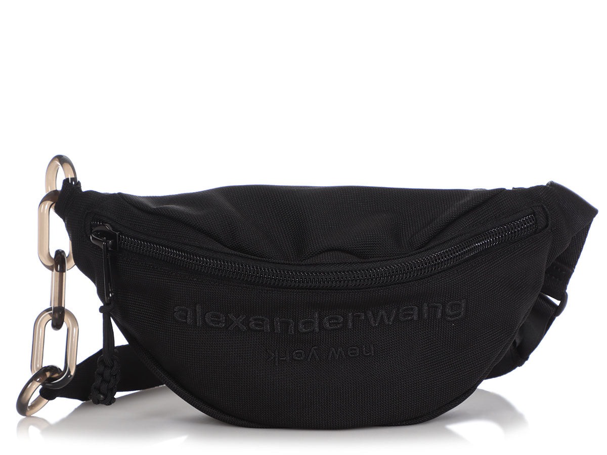 Alexander Wang Black Nylon Primal Waist Bag