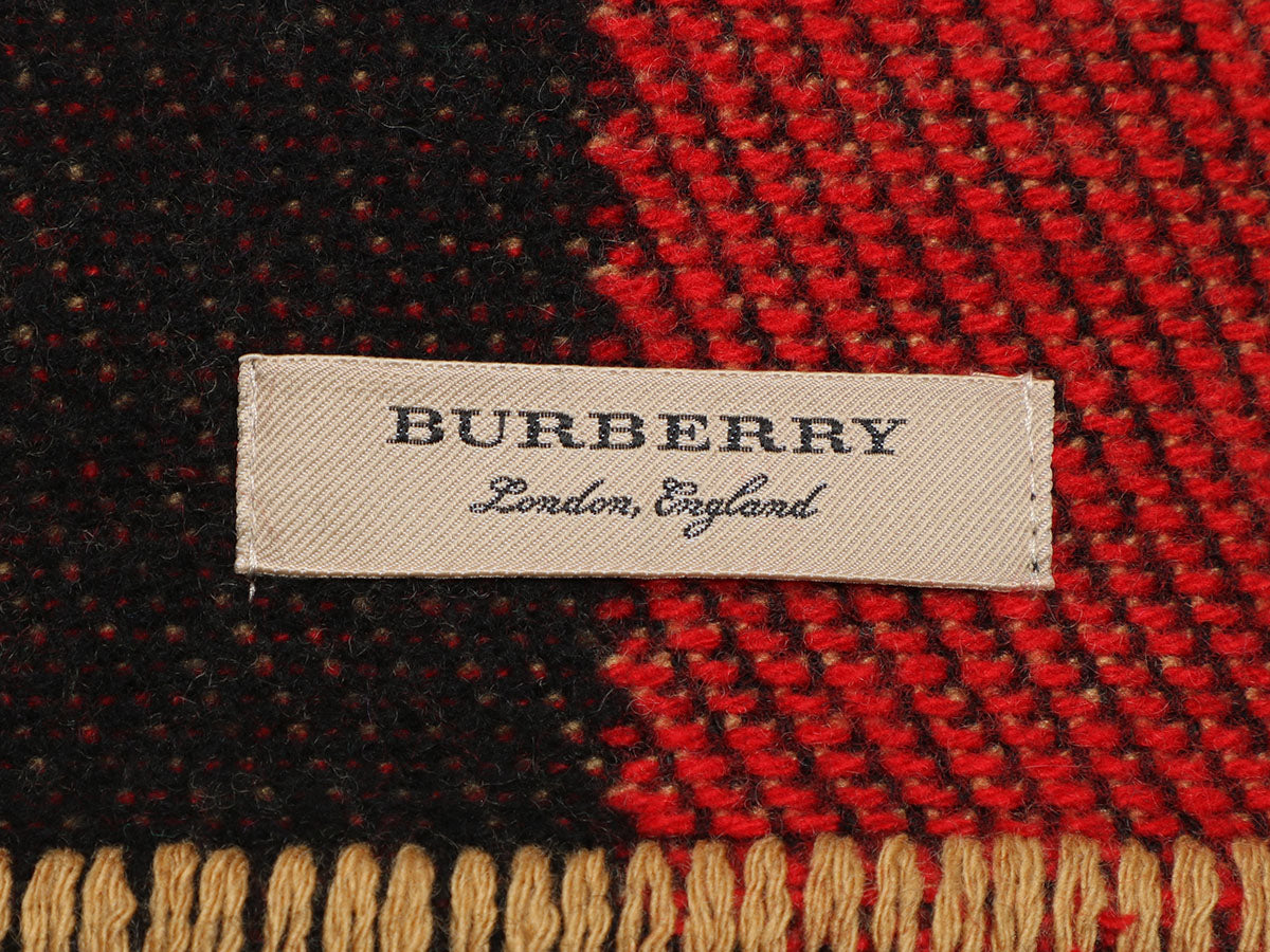 burberry rainbow cashmere scarf