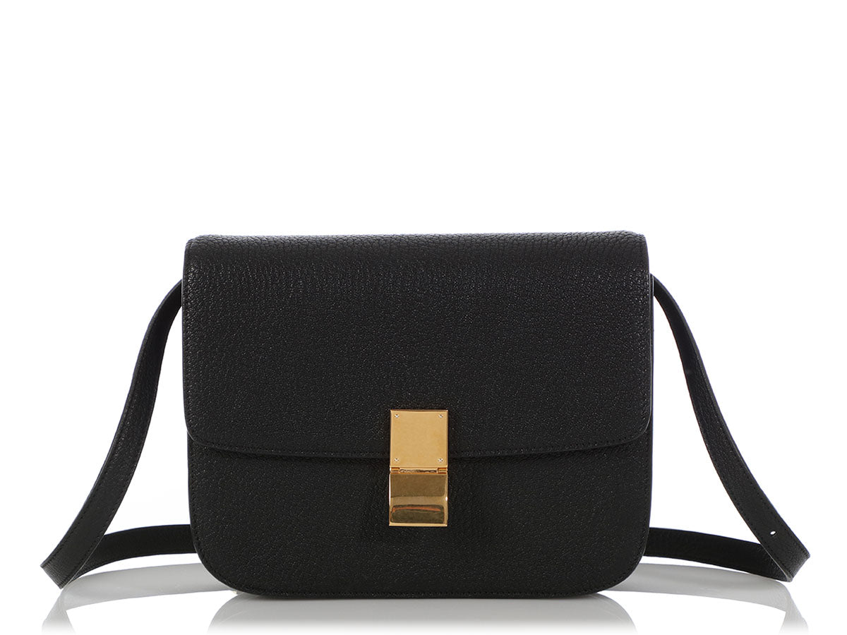 celine goatskin box bag