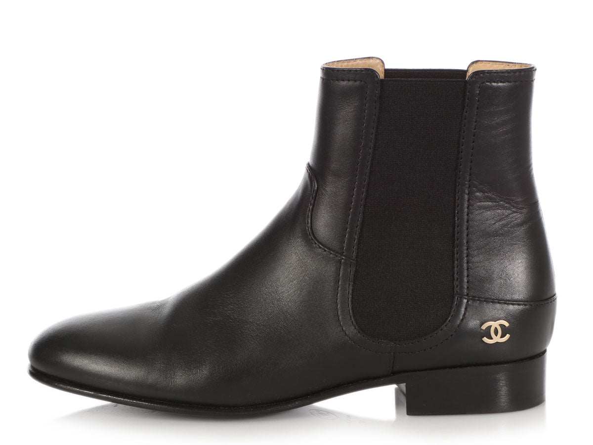 chanel chelsea boots