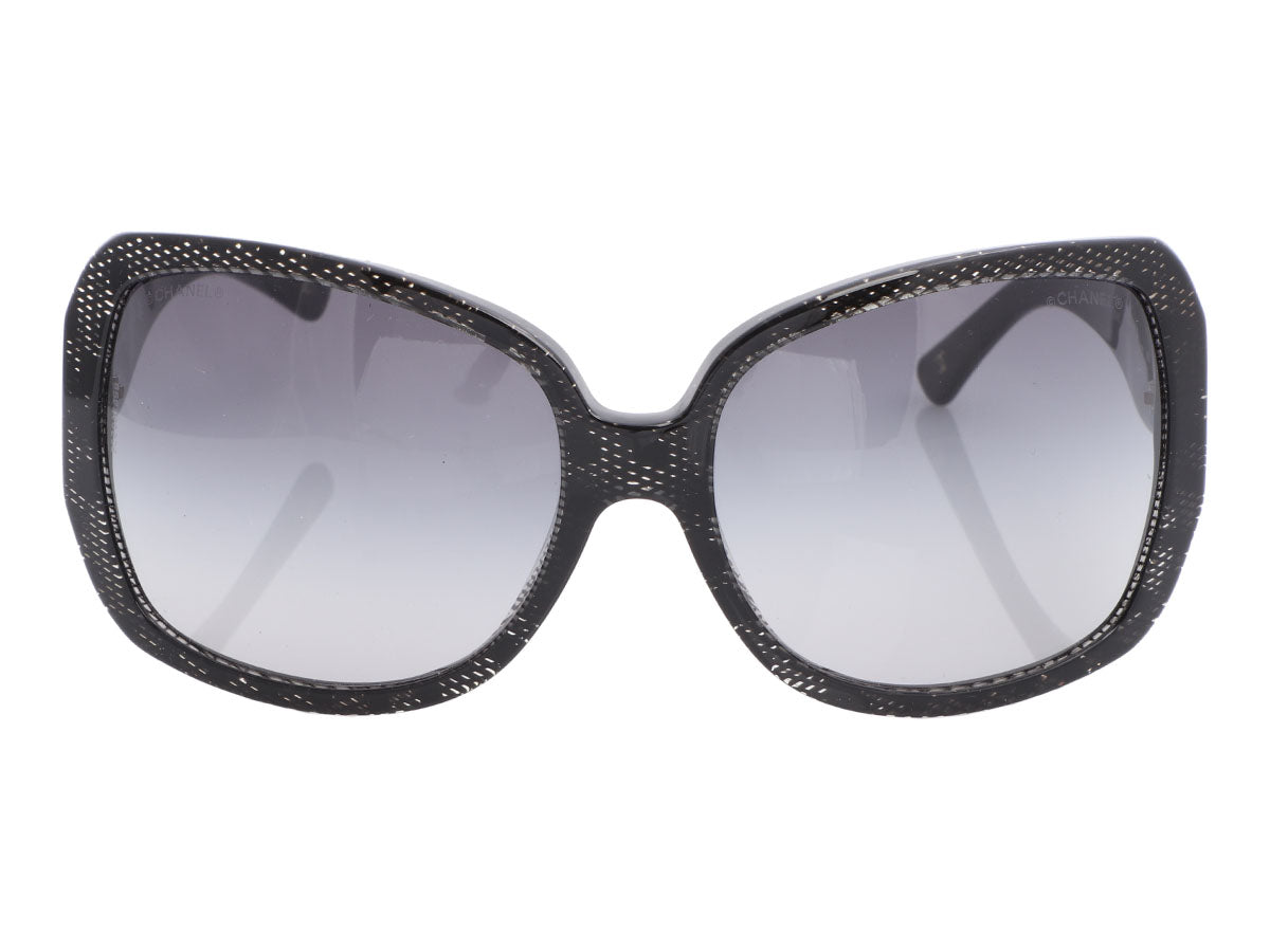 chanel lace sunglasses