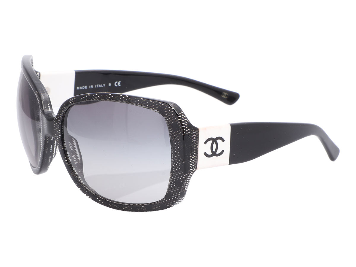 chanel lace sunglasses