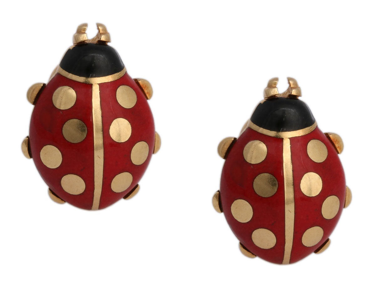 cartier ladybug earrings