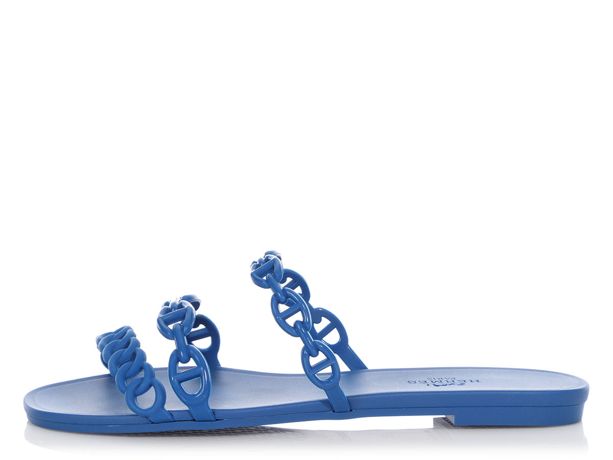 hermes rivage jelly sandals