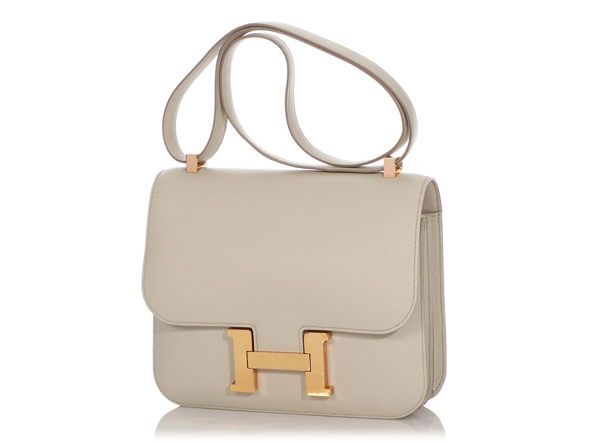 Hermes Constance 24cm Beton Evercolor RGHW