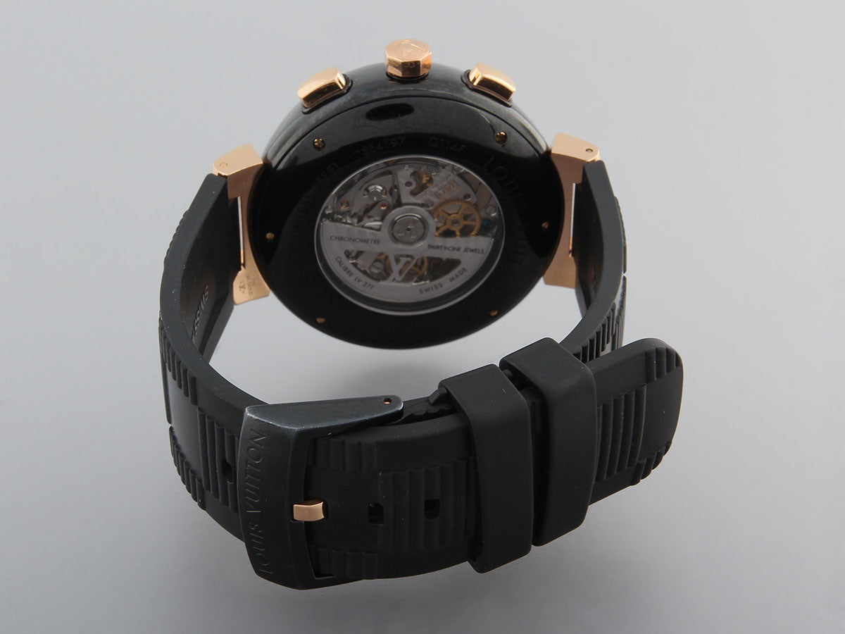 Tambour Monogram, Quartz, 39.5mm, Steel & Rose Gold - Watches