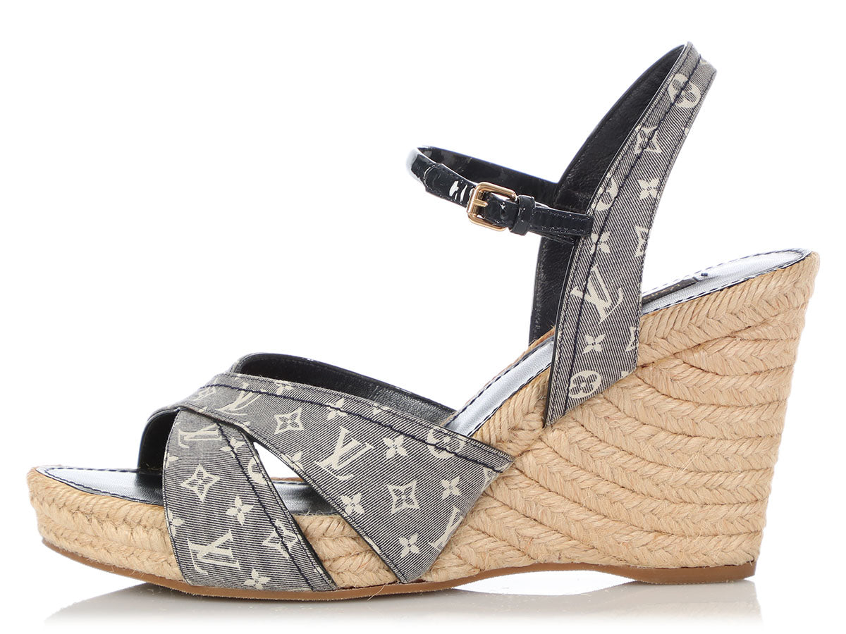 louis vuitton wedge shoes