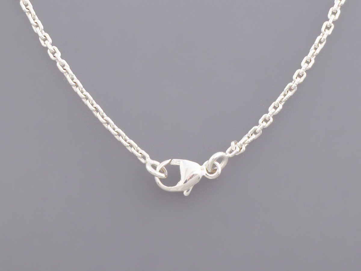Louis Vuitton Silver Lockit Pendant Sterling Silver Necklace