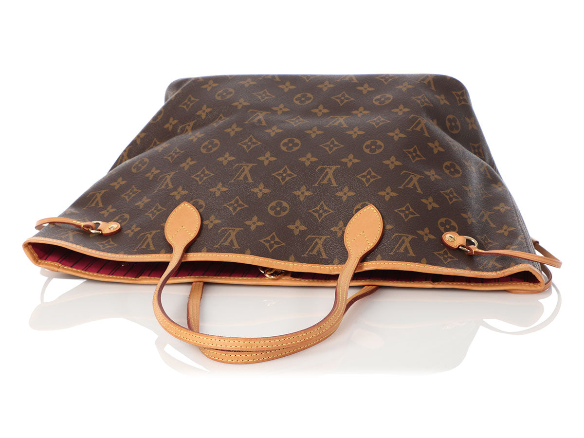 Louis Vuitton Neo Neverfull Monogram GM Pivoine Lining in Toile