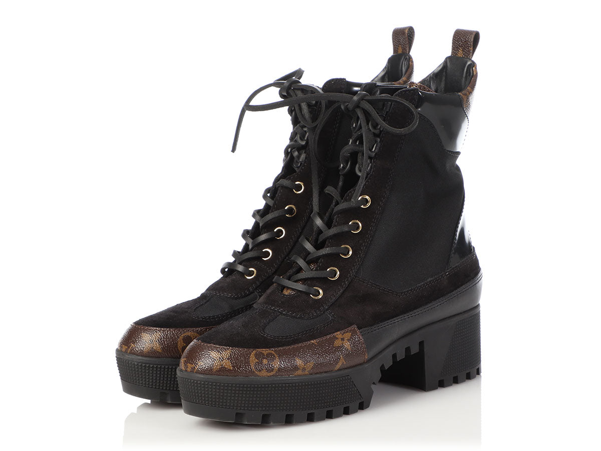 louis vuitton laureate platform boot