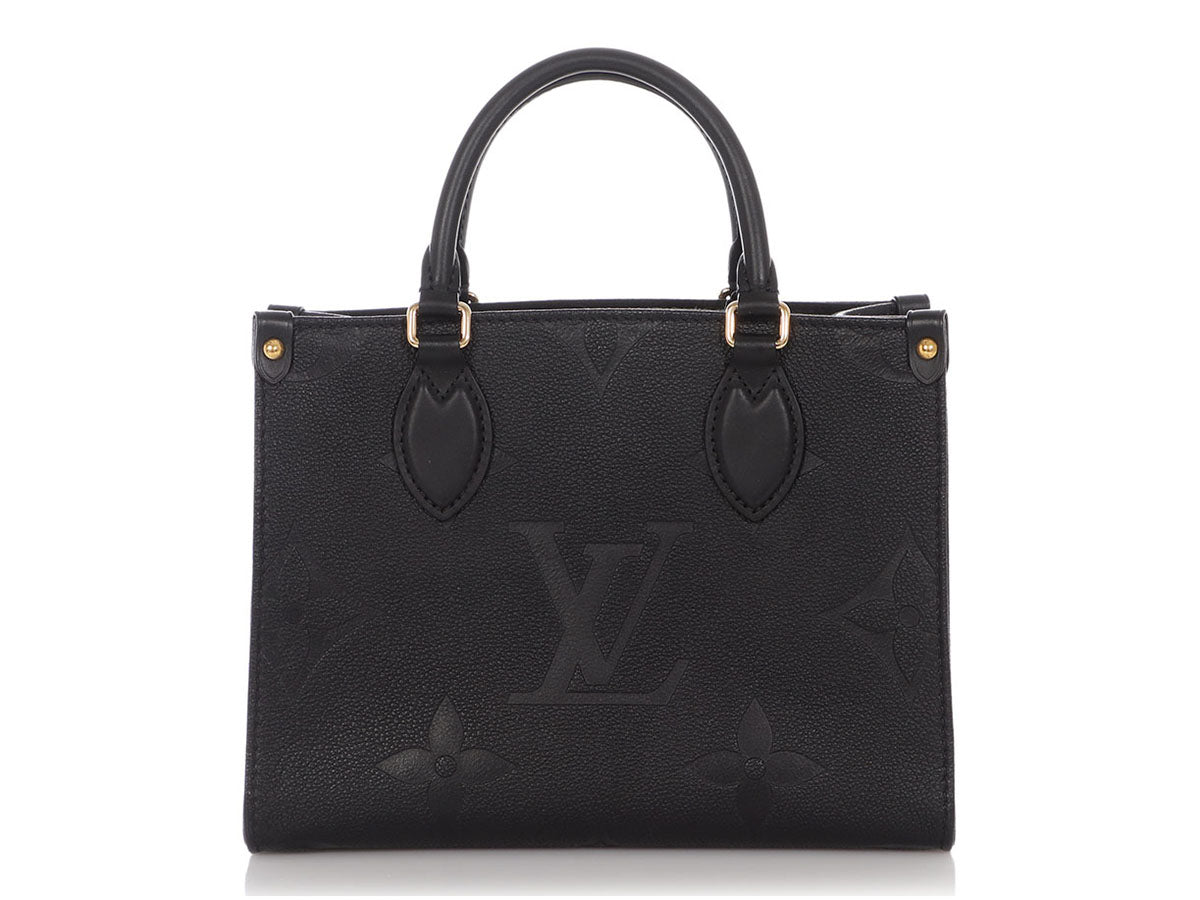 Louis Vuitton Black Monogram Empreinte Onthego PM