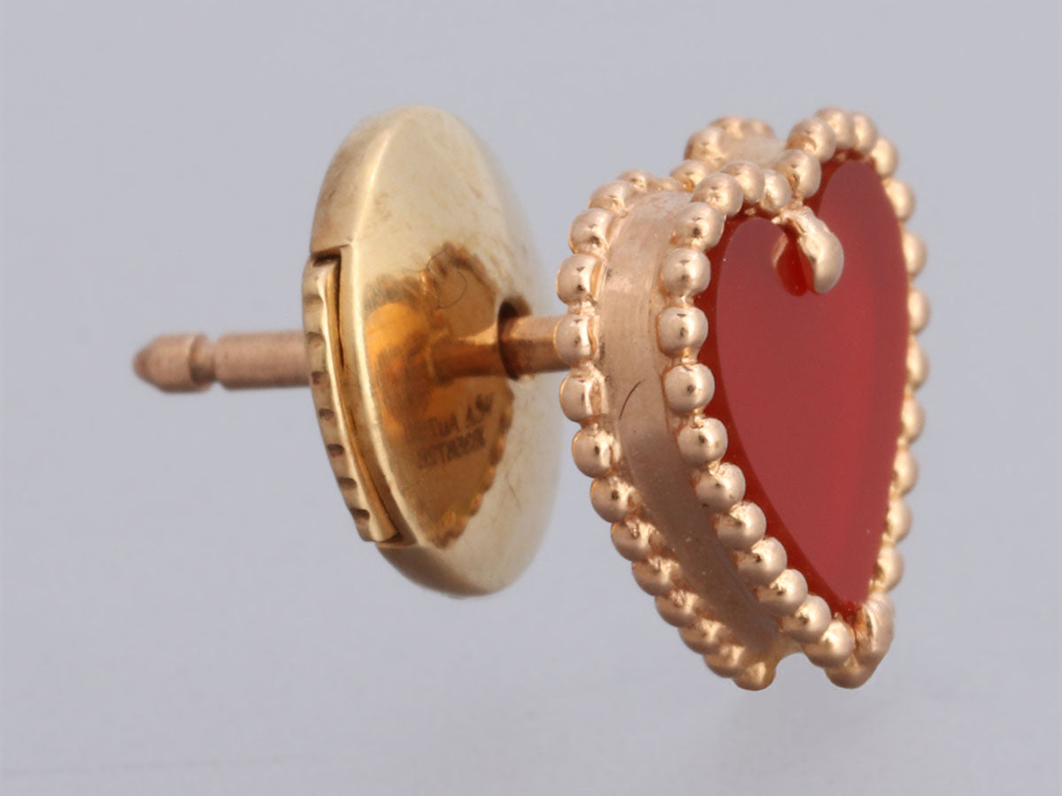 van cleef heart earrings