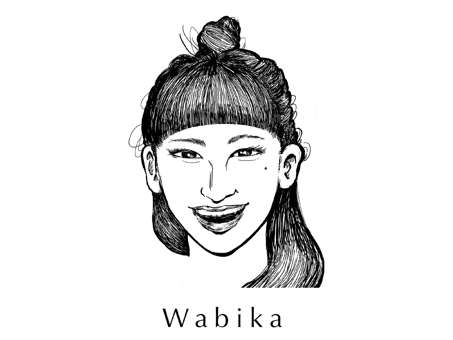 Wabikaの顔ロゴ