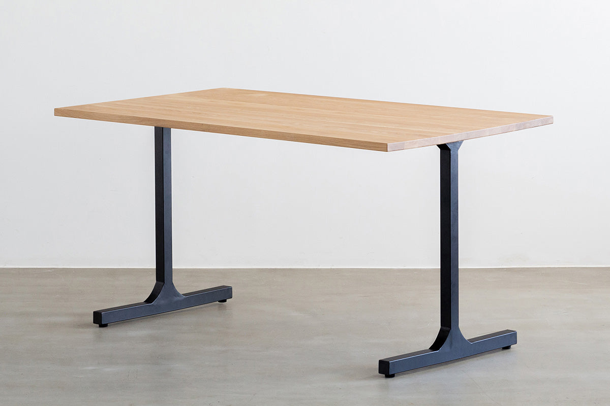 THE TABLE / オーク × Black Steel Iline Leg