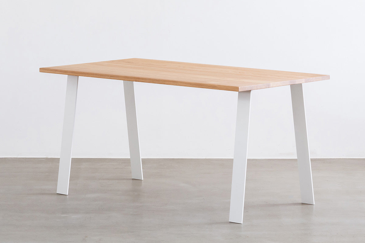 THE TABLE / オーク × White Steel Aline Leg