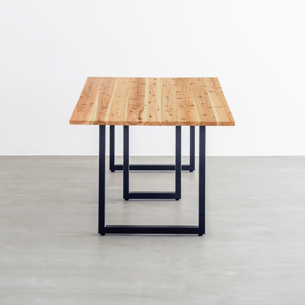 THE TABLE / 無垢 杉 × Black Steel × W181 - 250cm – KANADEMONO