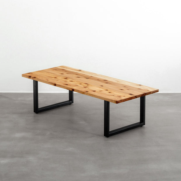 THE LOW TABLE / 無垢 杉 × Black Steel