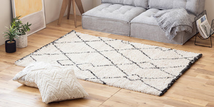 Earthy Tones Jute Rug – KANADEMONO