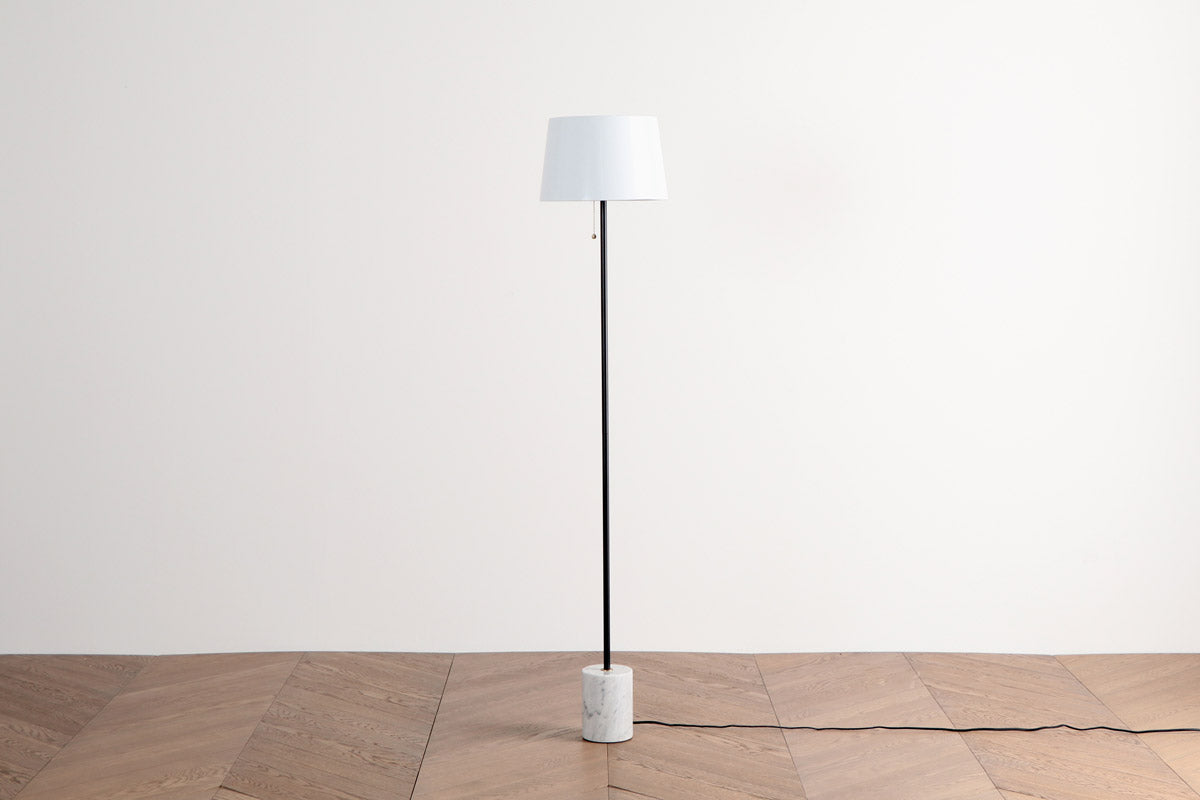 Simple - Elegant Steel Shade Floor Lamp – KANADEMONO