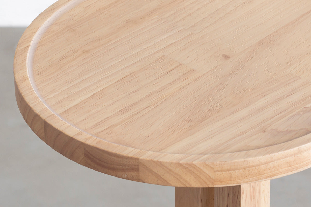 KOTAのSUNOKO BEDをカスタマイズするAdd-onシリーズの木製サークルテーブル