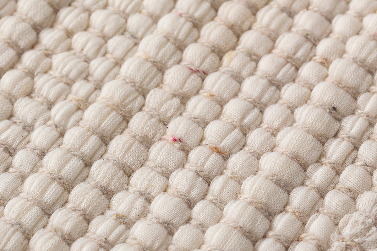 Handmade Textured Cotton Rug – KANADEMONO