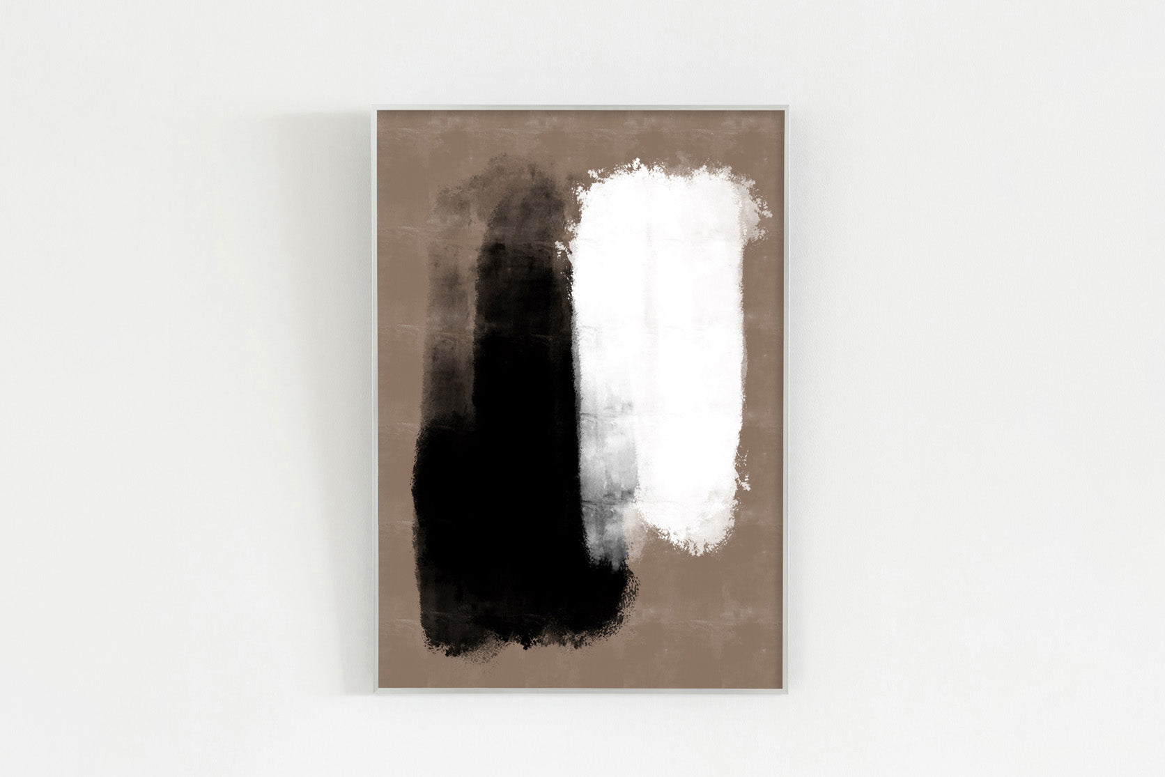 ALUMI　Art Frame　暮らしにアートを　Black ＋ White Brush　Abstract #2