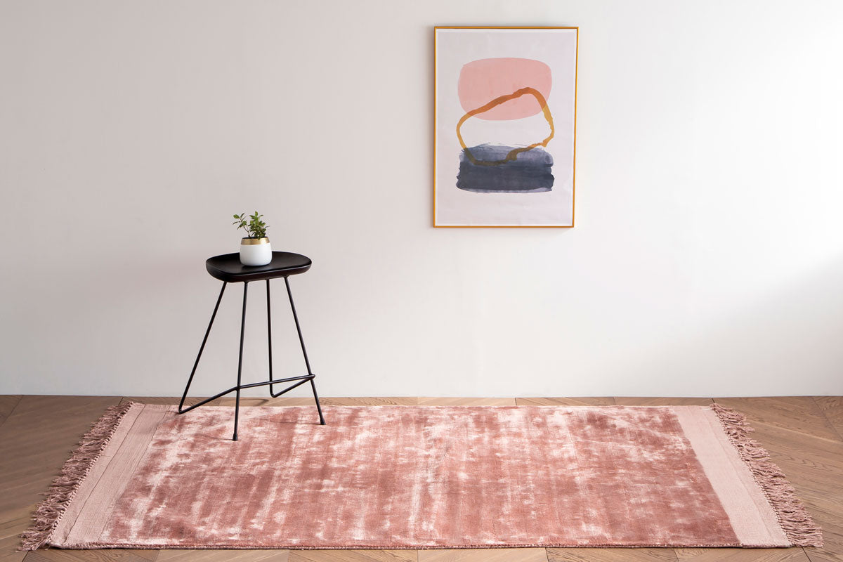 Soft Plush Plain Rug - Rose 170×240 – KANADEMONO