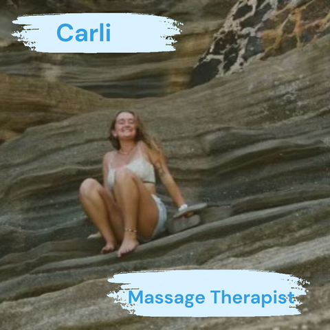 Hi , my name is Carli Teisinger, I have been a Massage Therapist for over 2 years working in various places including spas and chiropractic clinics . Outside of massage I enjoy reading , outdoor activities and building my relationship with the divine. My goal when working with my clients is to have them leave with their body feeling relaxed and mind feeling eased.