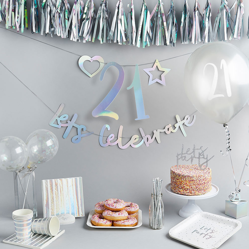 21st Birthday Decorations & Supplies | Party Pieces
