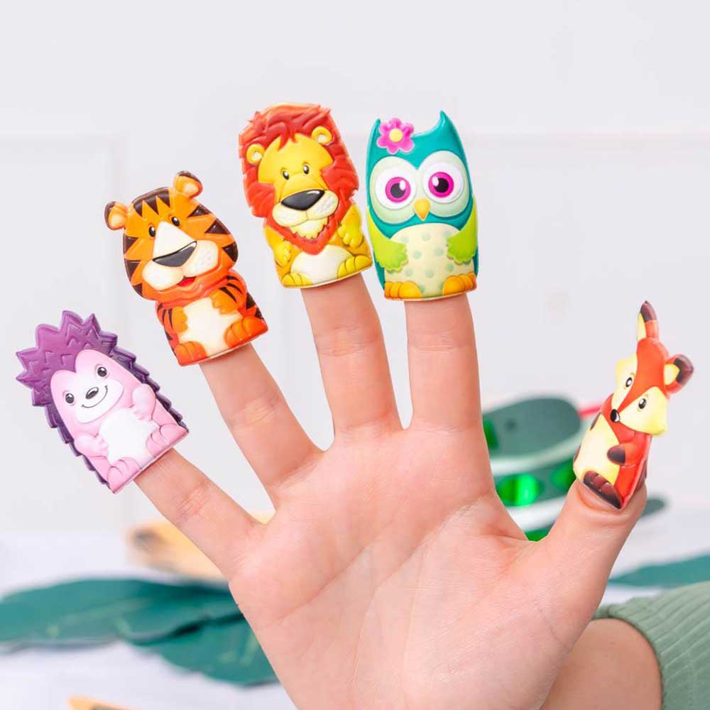 Click to view product details and reviews for Animal Finger Puppets X5.