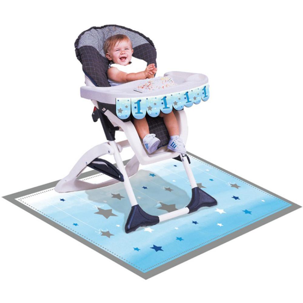 One Little Star Blue High Chair Kit