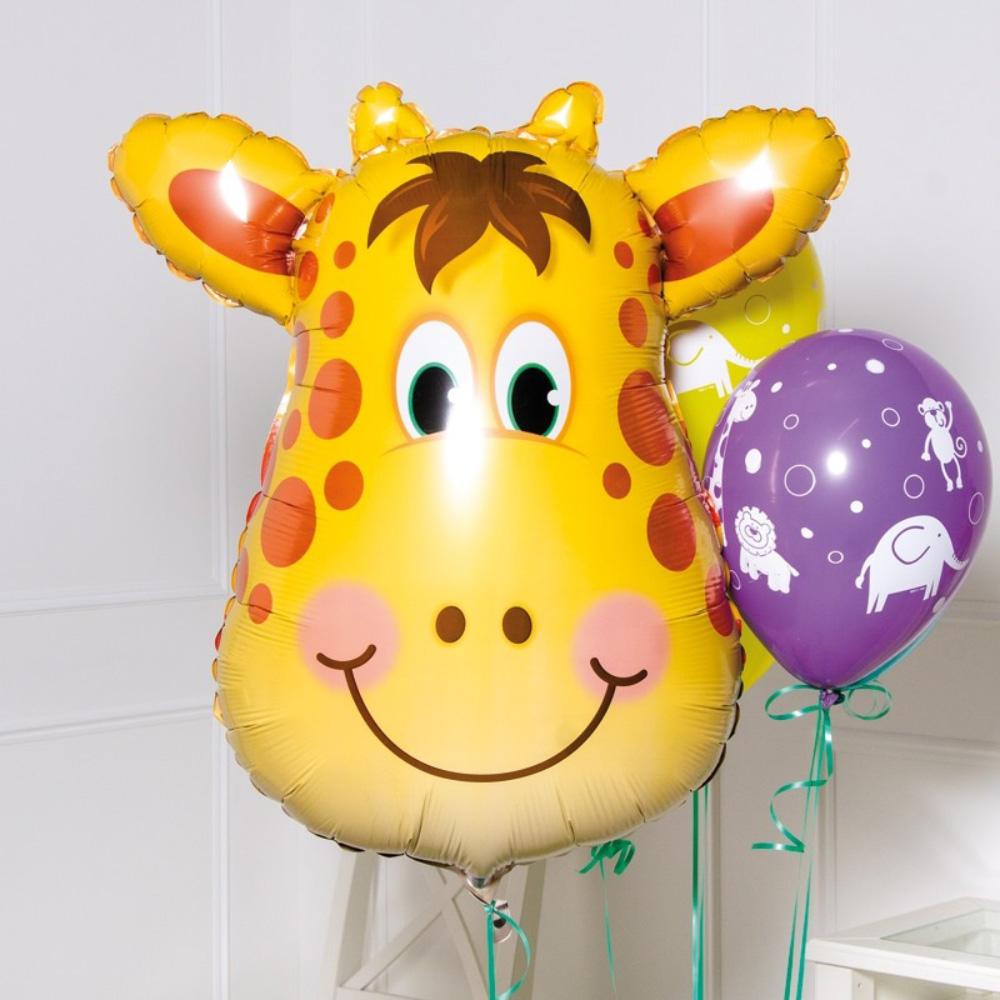 Click to view product details and reviews for Supershape Giraffe Helium Balloon.