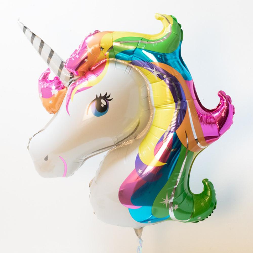 Click to view product details and reviews for Rainbow Unicorn Supershape Helium Balloon.