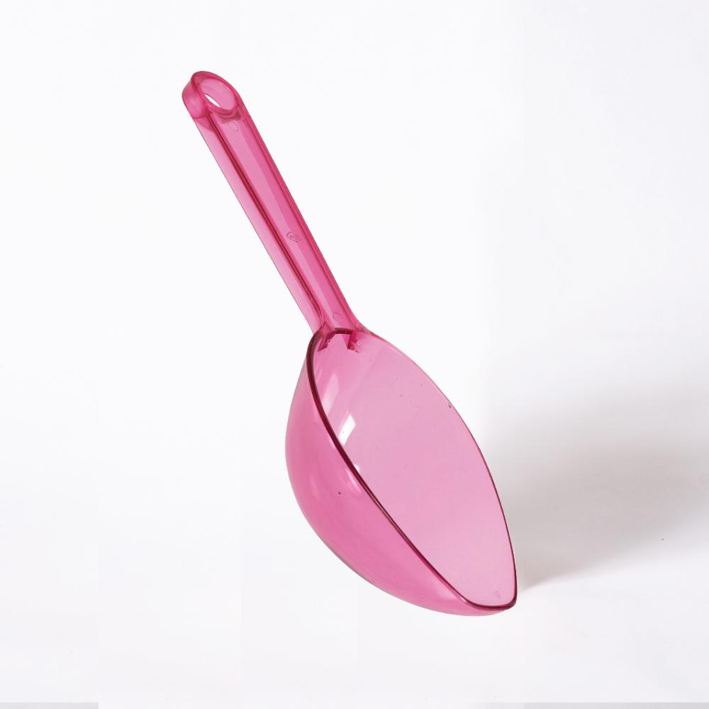 Click to view product details and reviews for Reusable Bright Pink Plastic Candy Scoop.