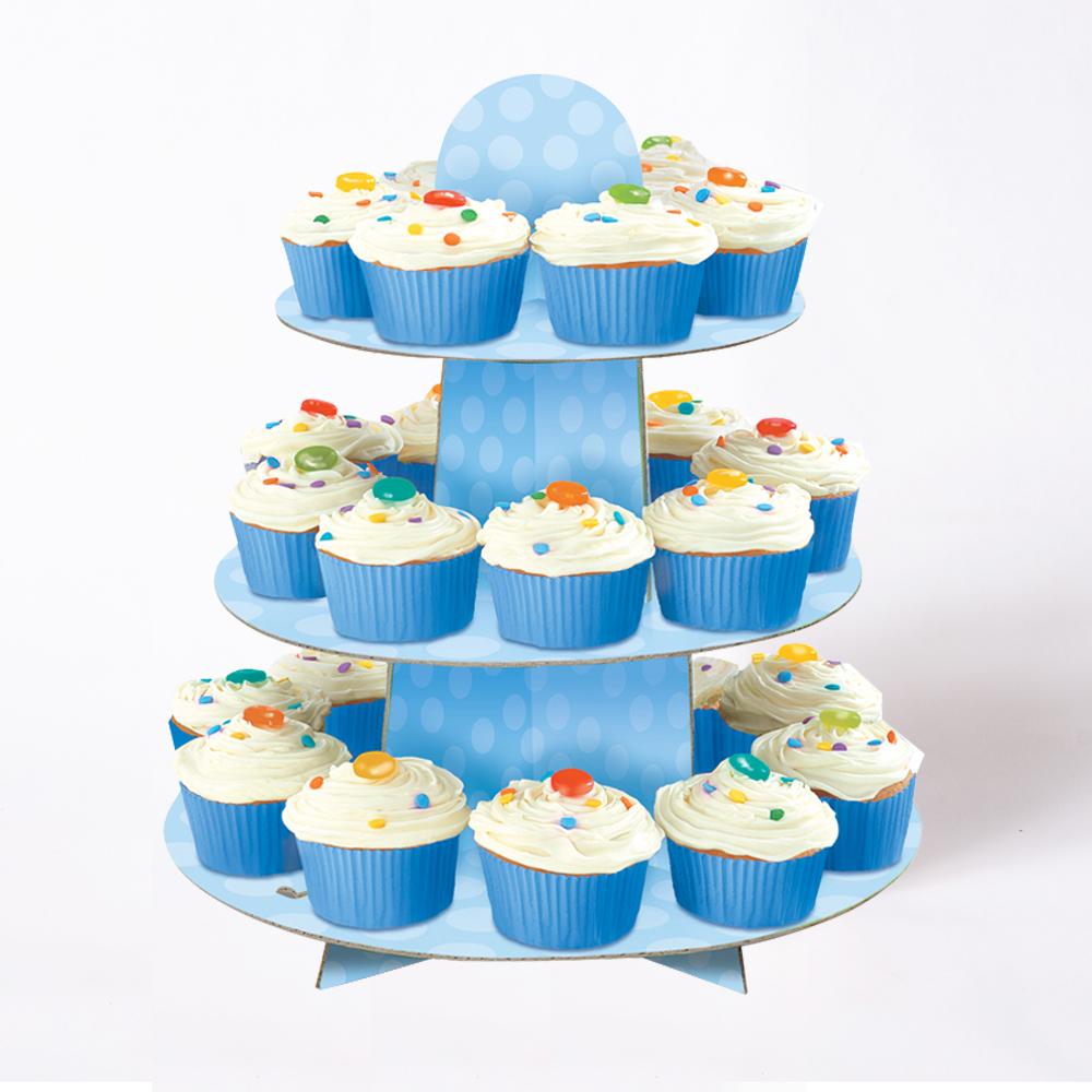 Jusalpha 7 Tier Wedding Party Cupcake Stand and Dessert Tower - Cake Stand