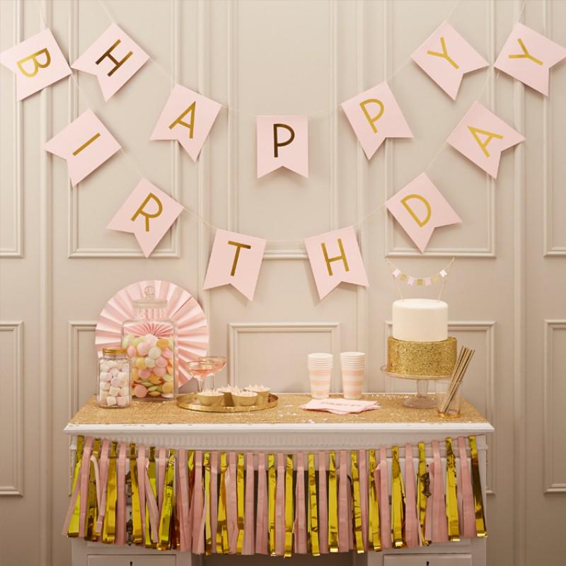 Click to view product details and reviews for Pastel Pink Party Bunting.