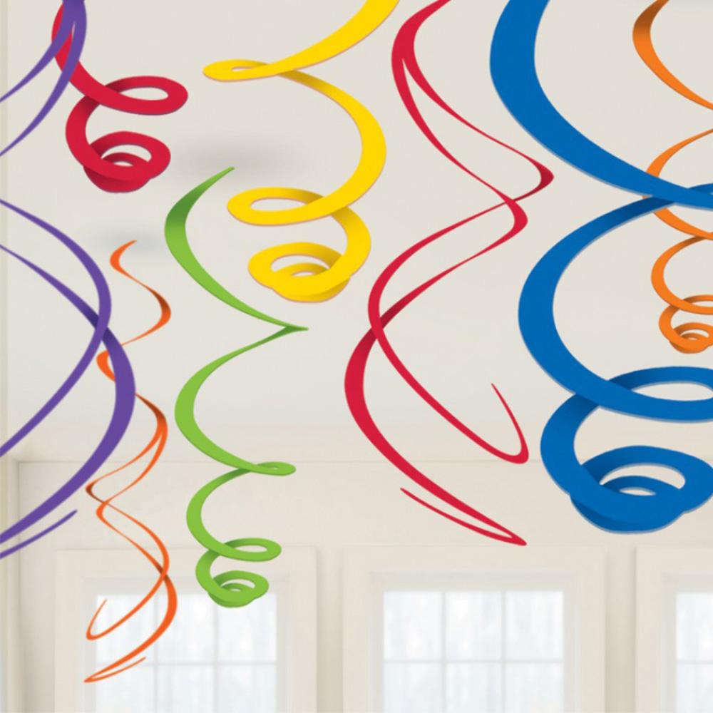 Click to view product details and reviews for Rainbow Ceiling Decorations X12.