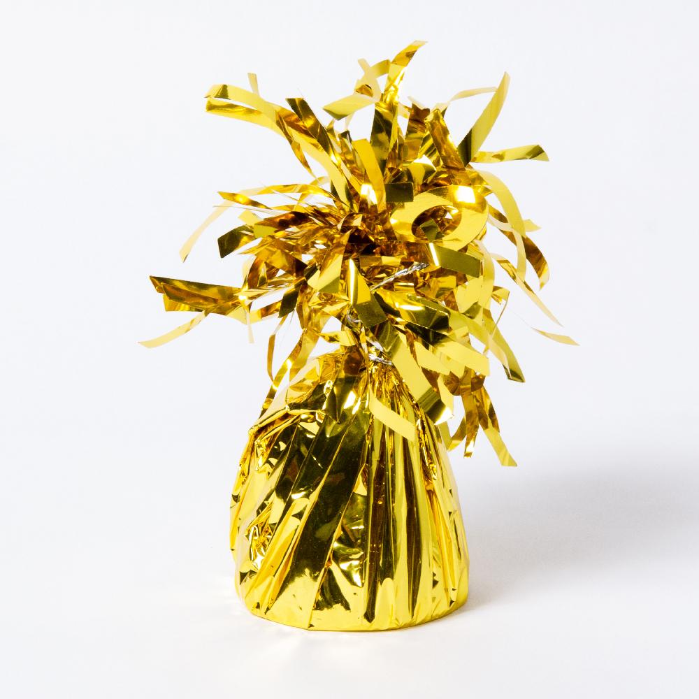 Click to view product details and reviews for Foil Balloon Weight Gold.