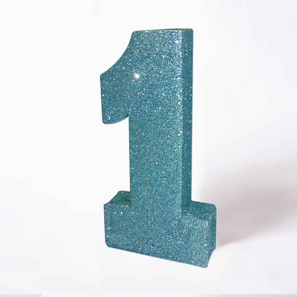 Click to view product details and reviews for Glitter 1 Table Decoration Blue.
