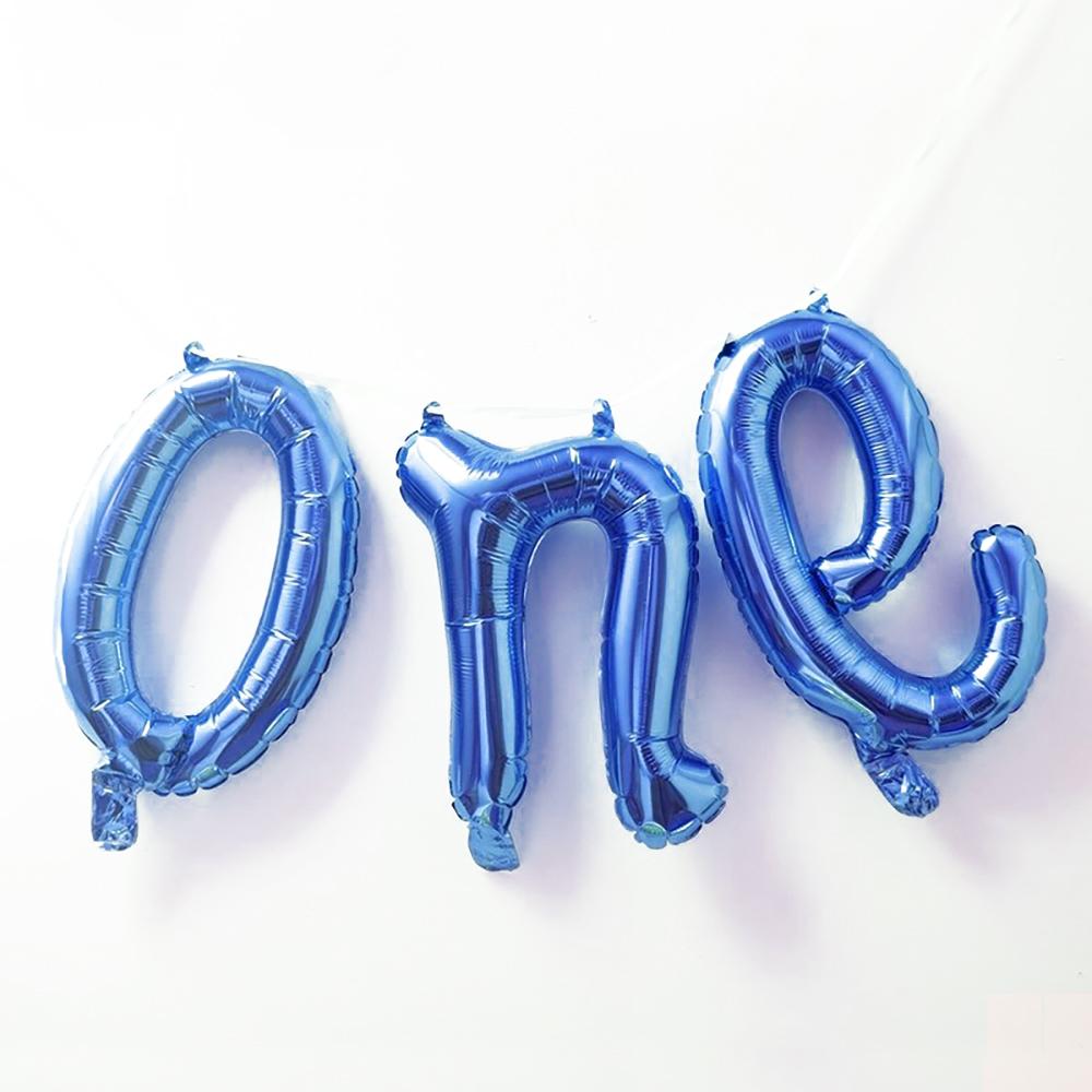 One Air Filled Foil Phrase Balloon Bunting Blue Each