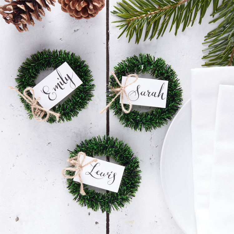 Click to view product details and reviews for Wreath Foliage Place Cards X4.
