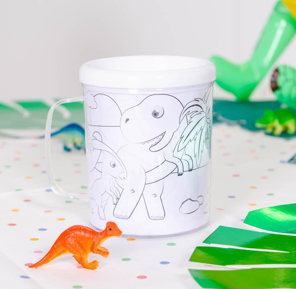 Click to view product details and reviews for Dinosaur Colouring Mug.