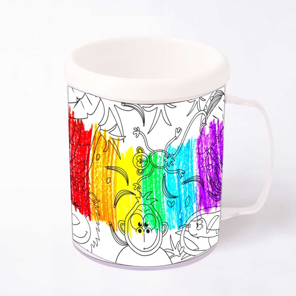 Click to view product details and reviews for Jungle Colouring Mug.