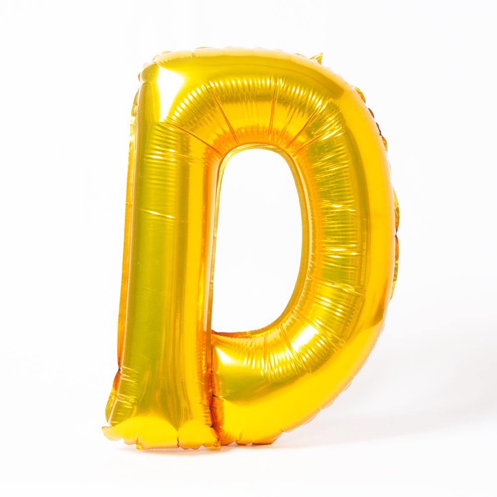 Air Fill Gold 16 Letter Party Balloon D