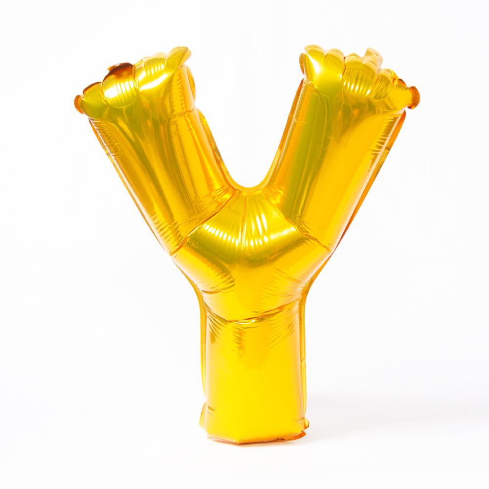 Click to view product details and reviews for Air Fill Gold 16 Letter Party Balloon Y.