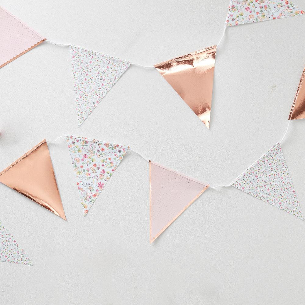 Ditsy Floral Paper Party Bunting